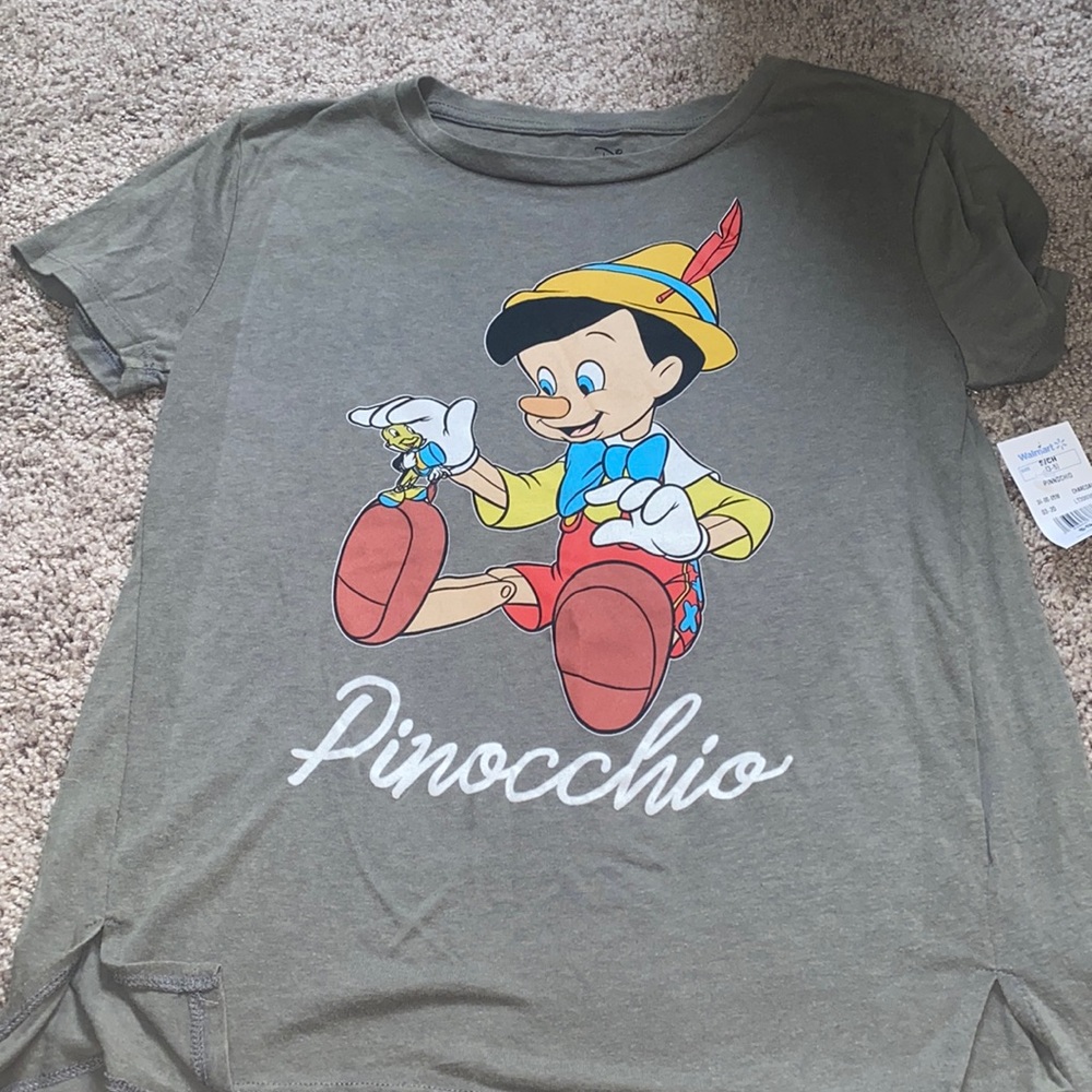 Womens Disney Pinocchio T-shirt size S. NWT
